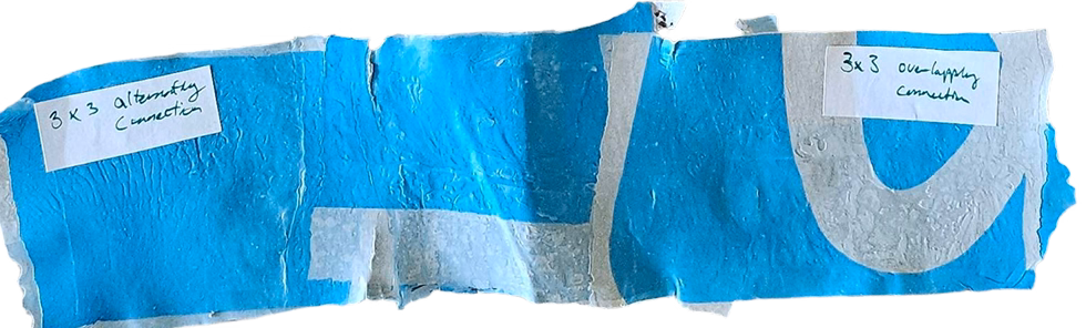 Rip tested heat weleded plastic sheets